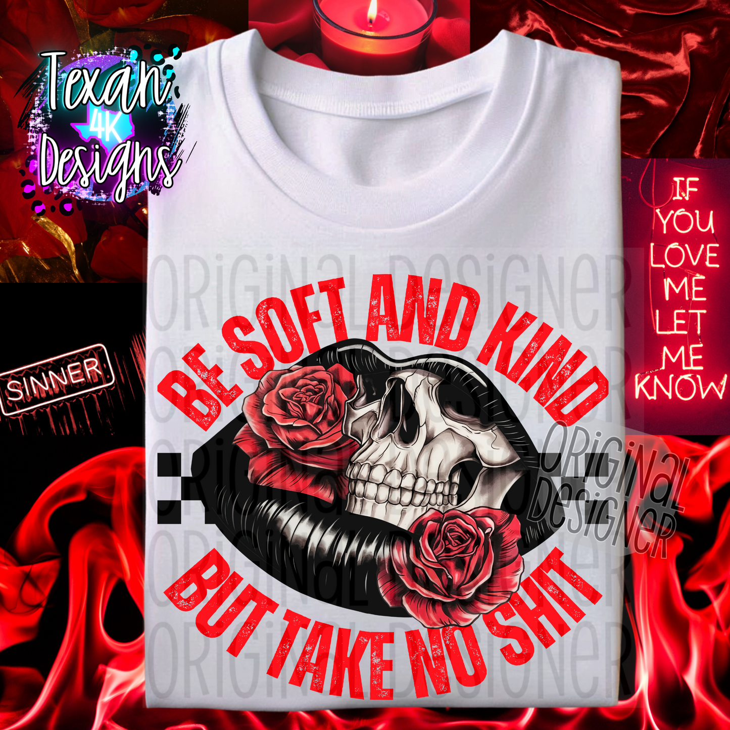 be soft and kind - DIGITAL PNG