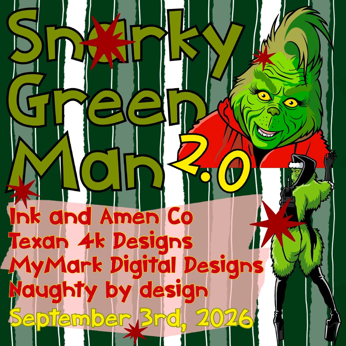 snarky green man collab 2.0