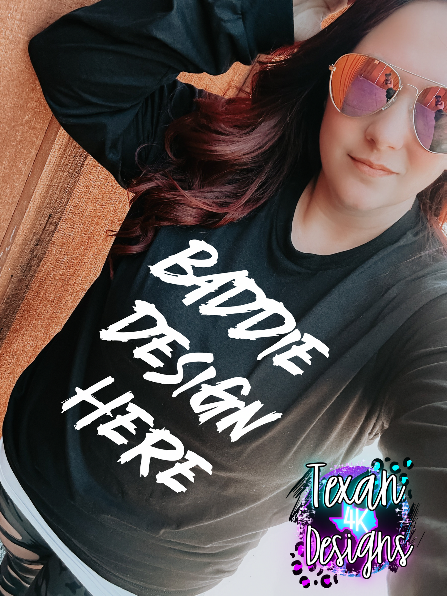 IRL black shirt mock up