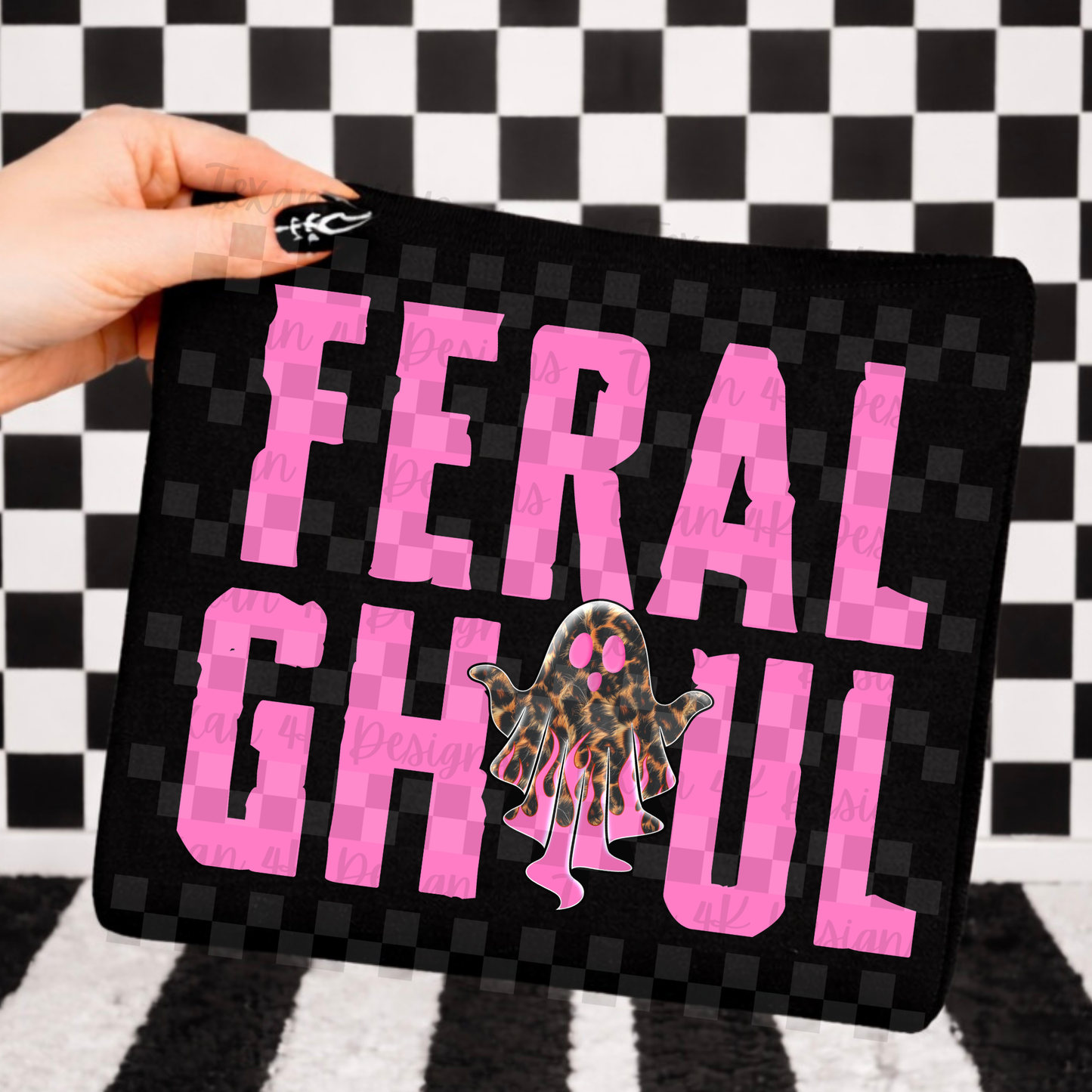feral ghoul big back w/ pocket - 2 DIGITAL PNG