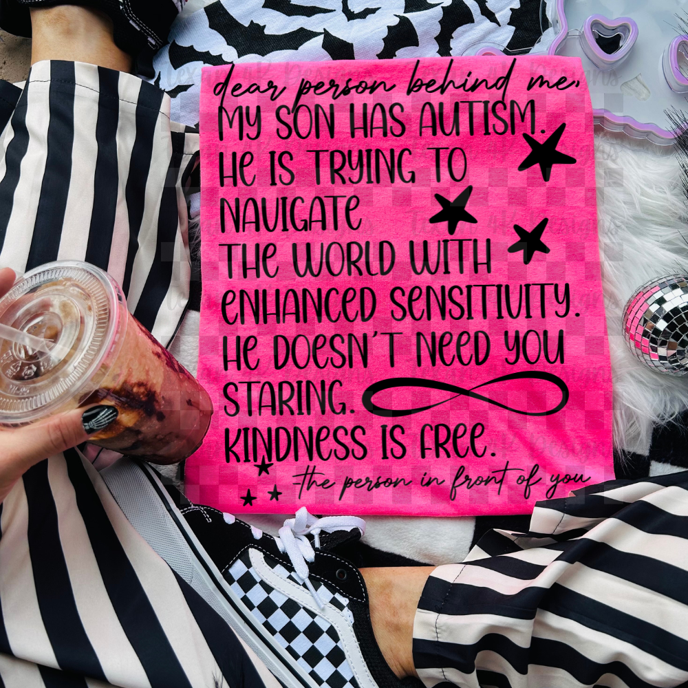 to the person behind me (son autism) - 2 DIGITAL PNG