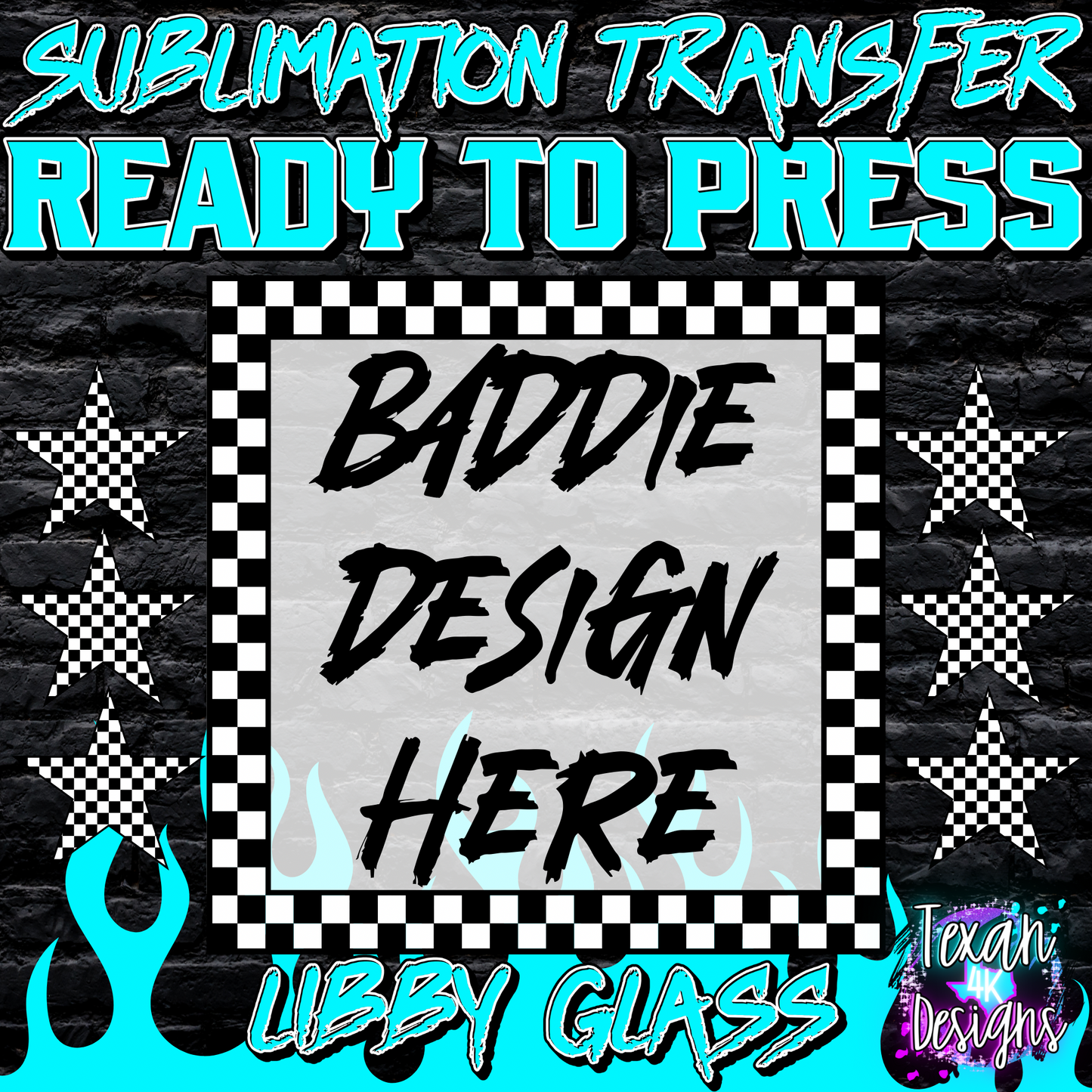 sublimation transfer libby glass mock up edgy