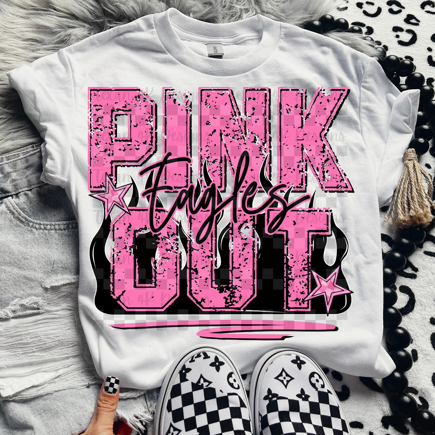 PINK OUT E - digital png