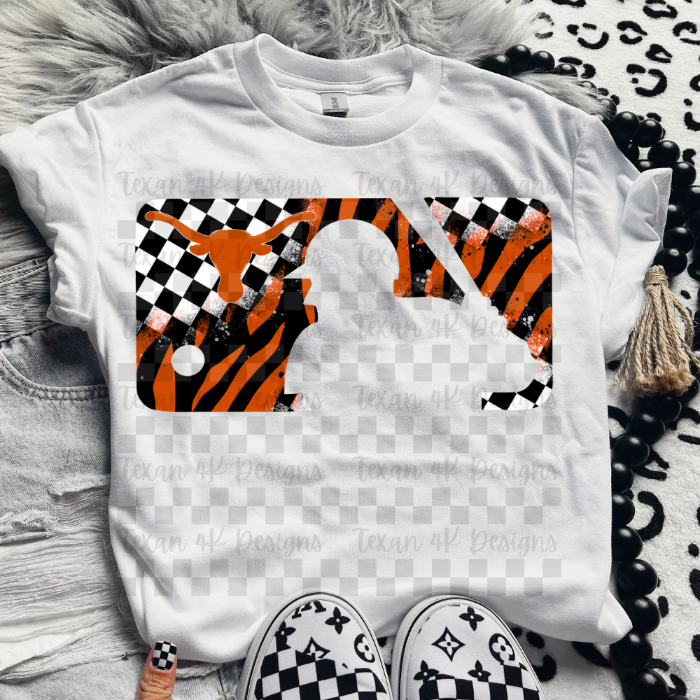 checkered zebra T L - DIGITAL PNG