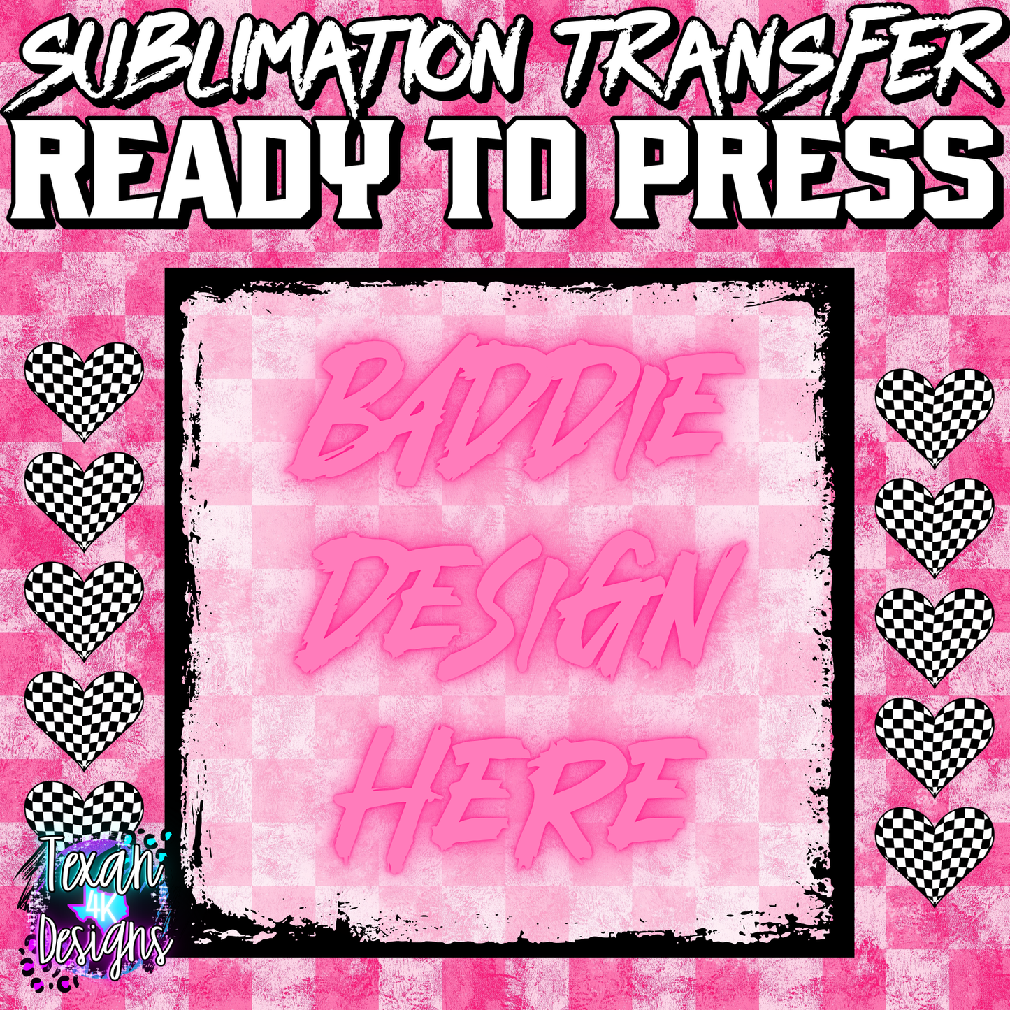 sublimation transfer mock up edgy - grunge