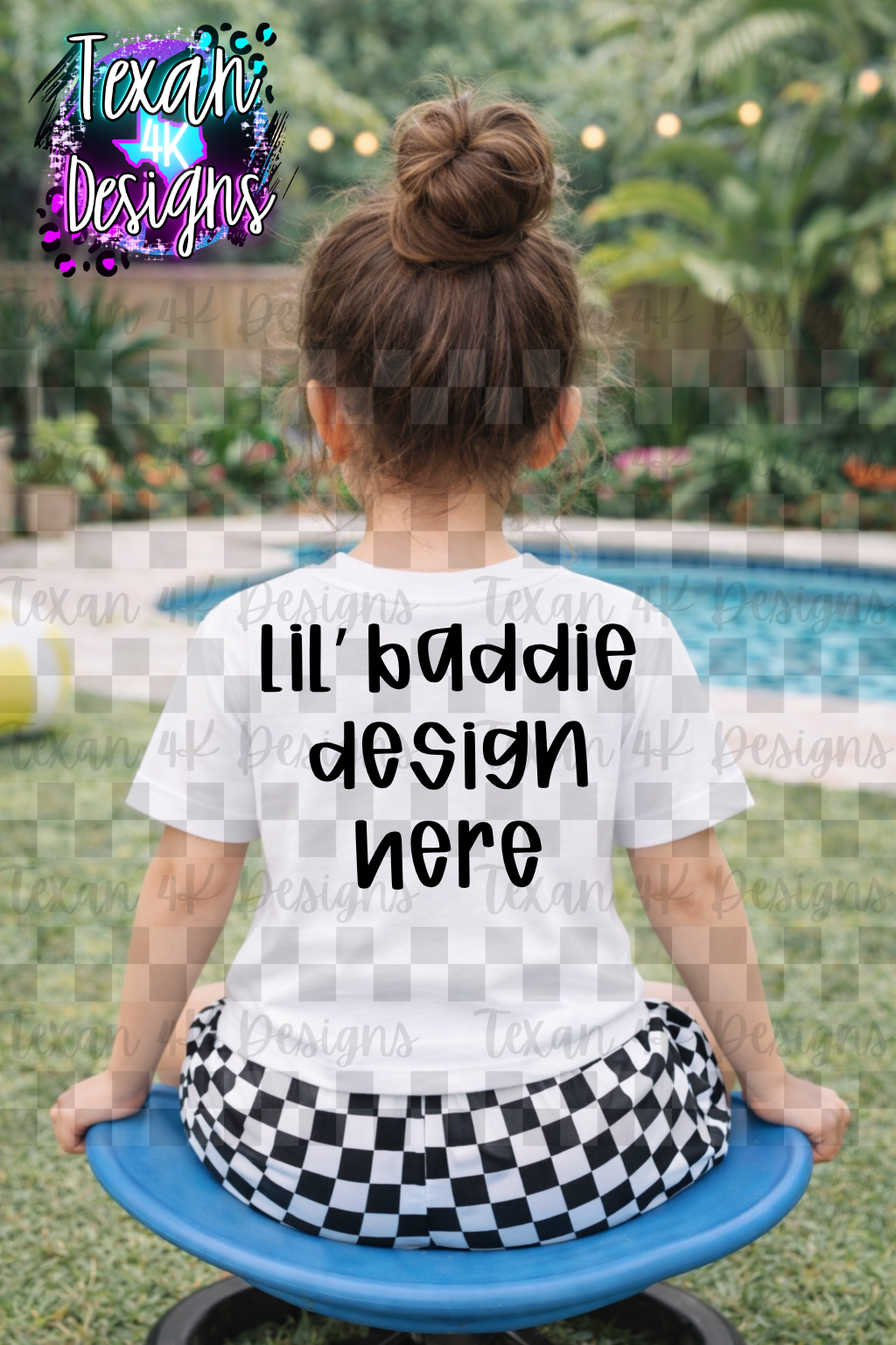 white shirt , mock up (girl)