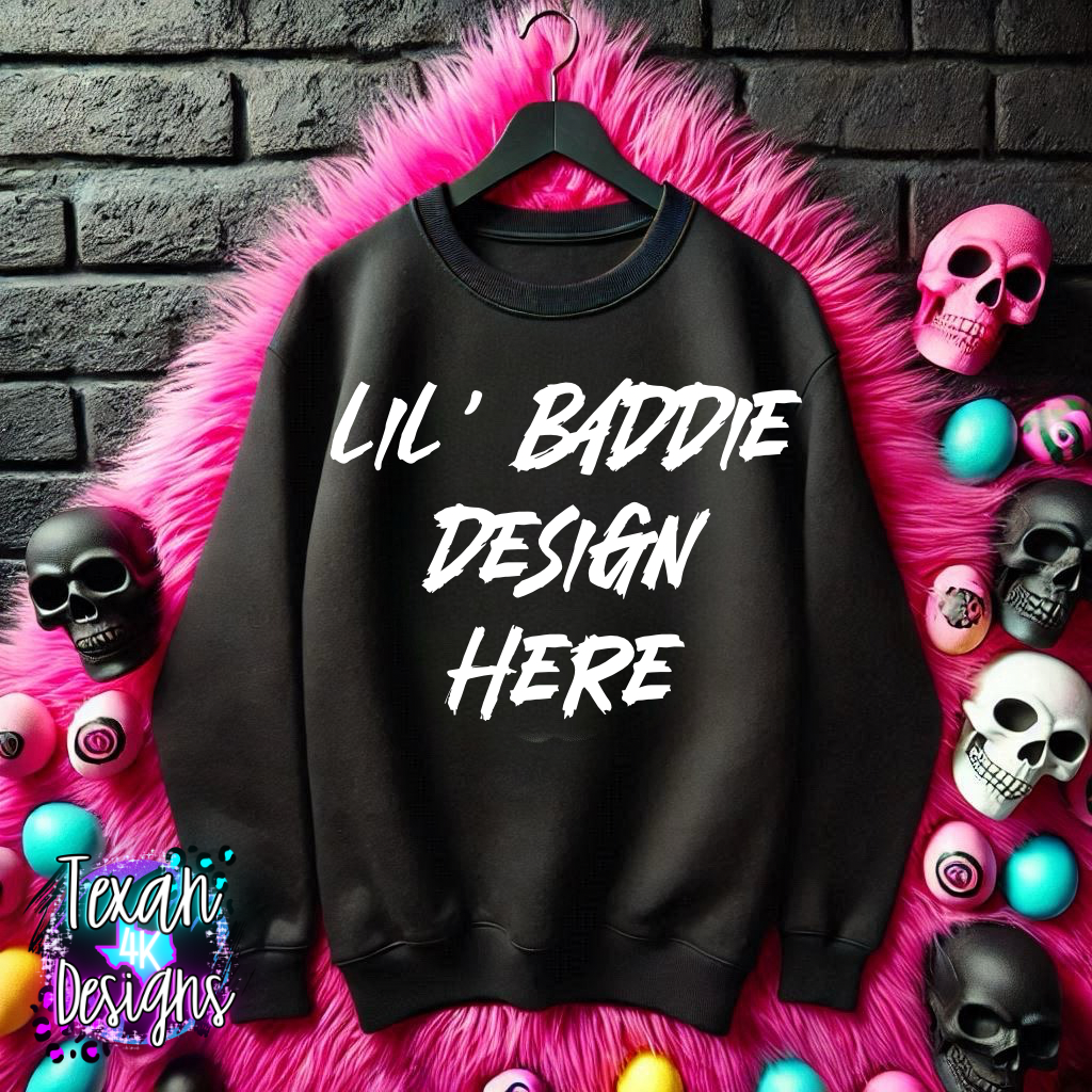 black shirt , flat lay mock up - easter