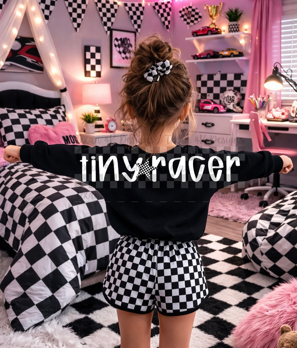 tiny racer - 2 DIGITAL PNG (girl)