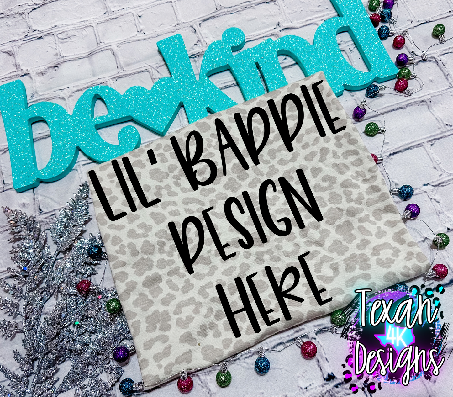 neutral leopard , toddler girl, flat lay, trending, be kind edition