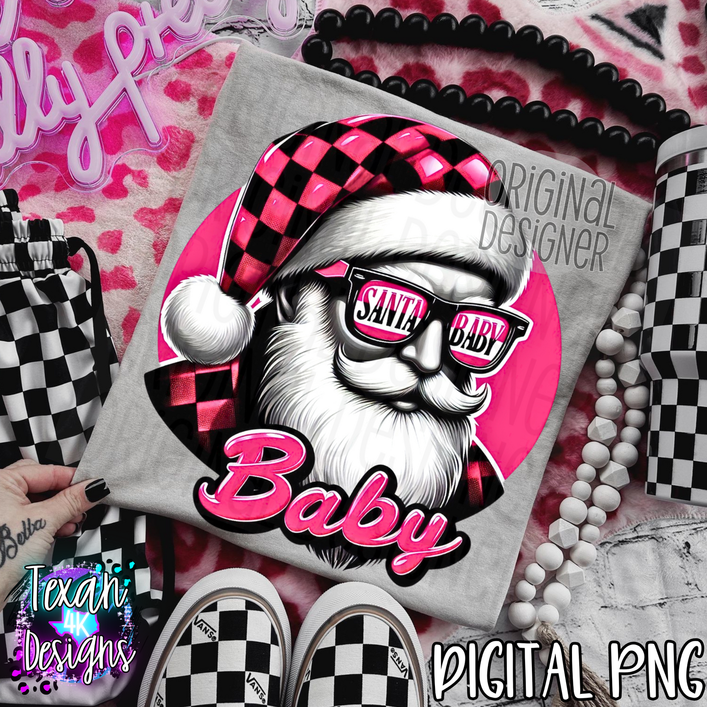 santa baby baby - DIGITAL PNG