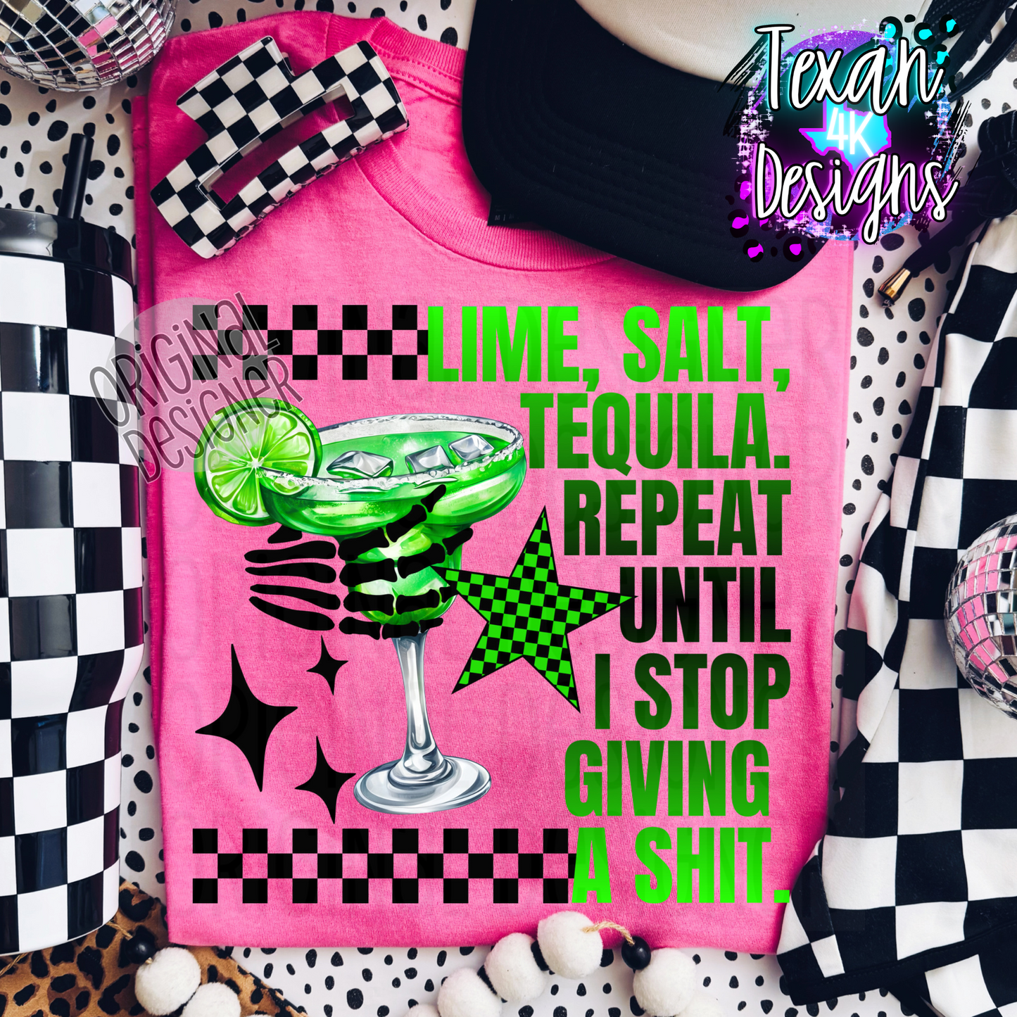 lime, salt, tequila - DIGITAL PNG