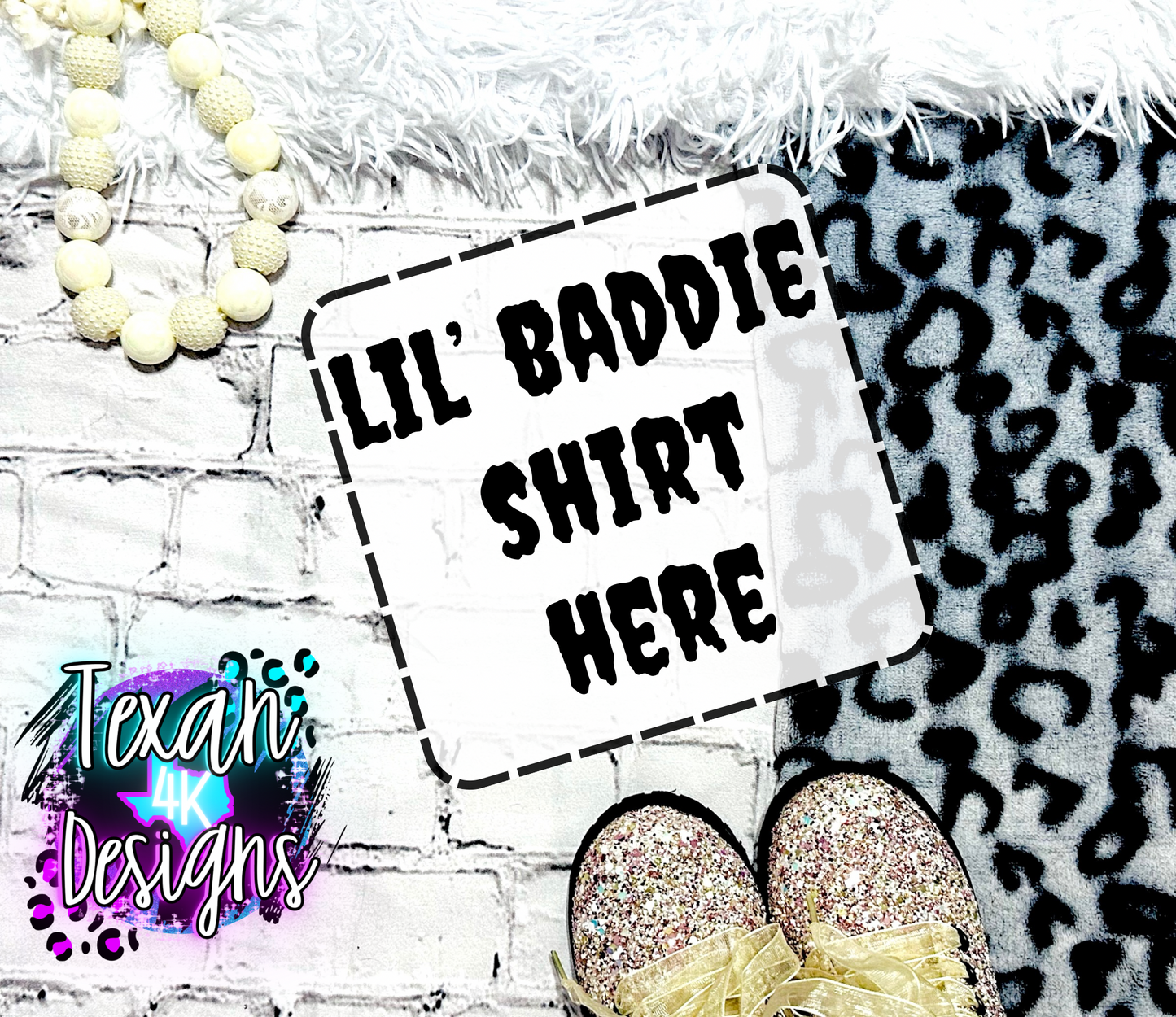 ADD YOUR SHIRT mock , toddler, checkered, edgy, spooky, flatlay mock up - neutral