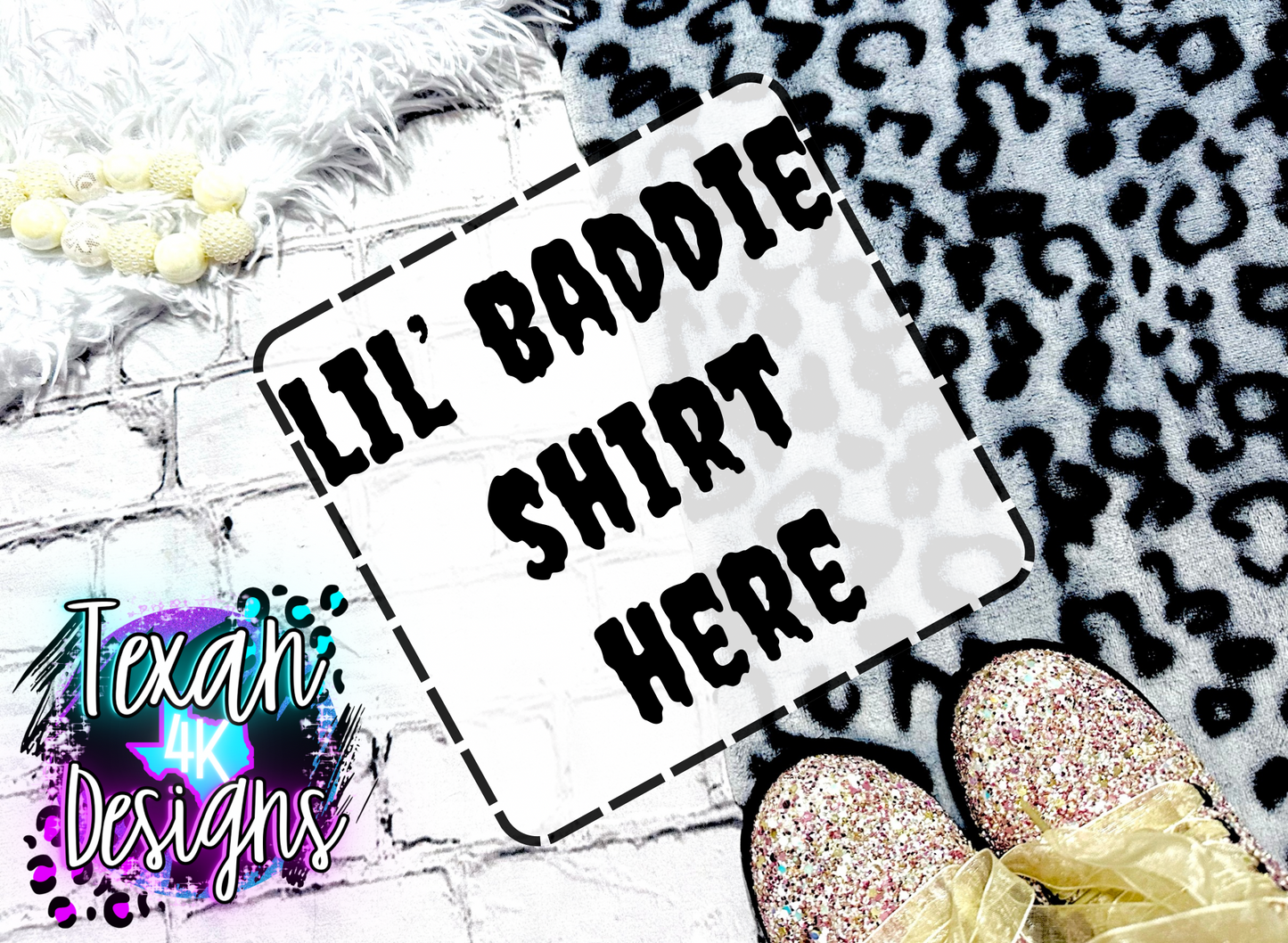 ADD YOUR SHIRT mock , toddler, checkered, edgy, spooky, flatlay mock up - neutral