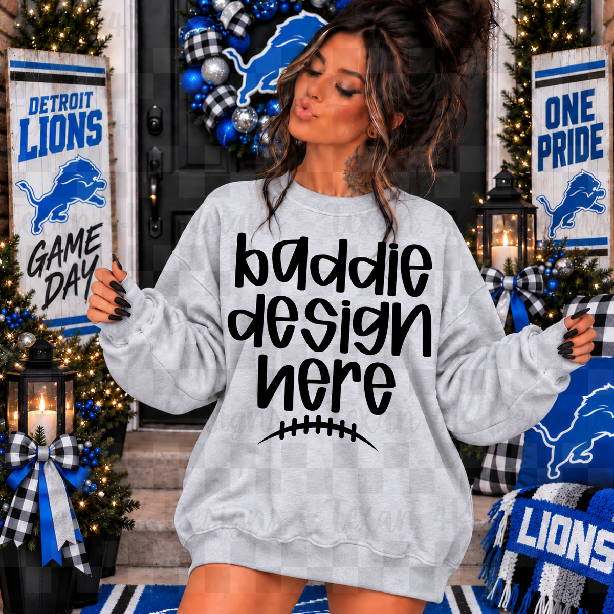 BUNDLE FOOTBALL D L sweatshirts , 4 mock up