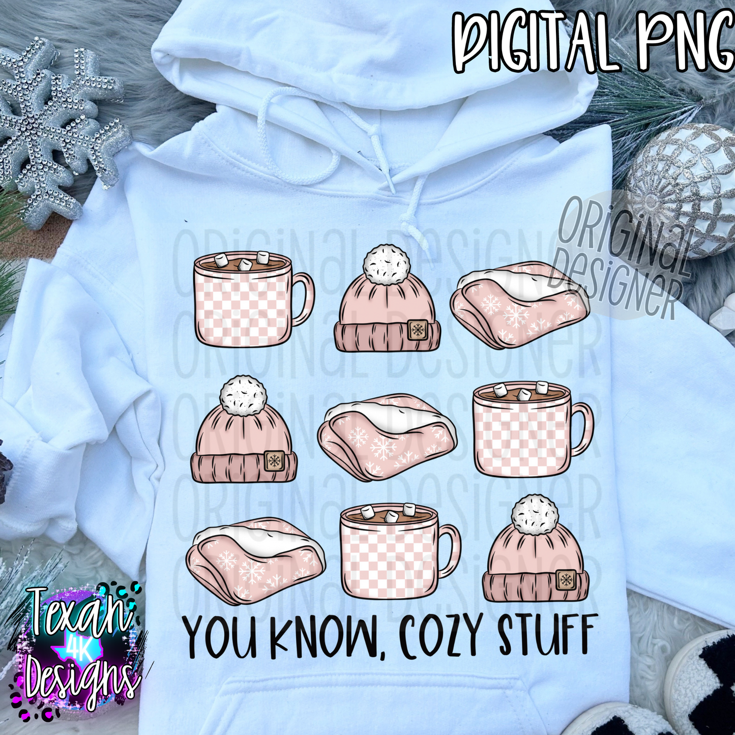 you know, cozy stuff - DIGITAL PNG