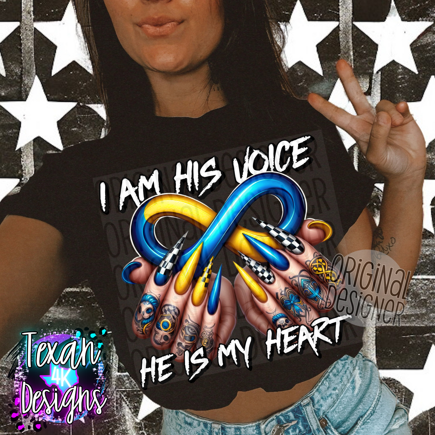 i am his voice (down syndrome) - DIGITAL PNG