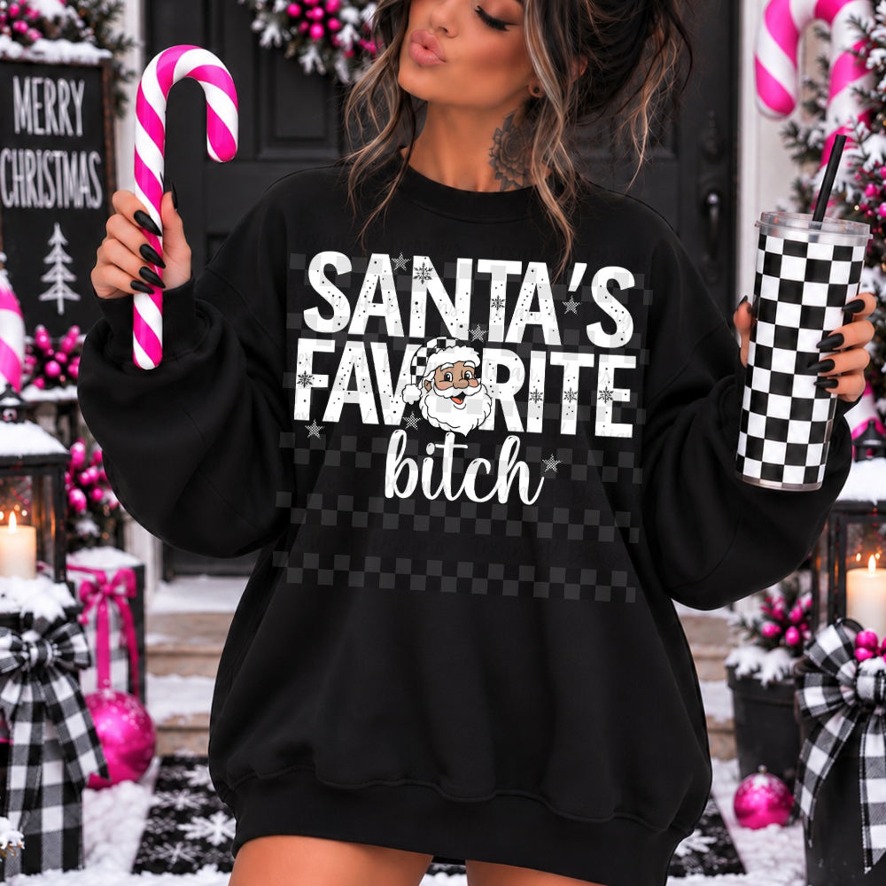 santa's favorite bitch - 2 digital png