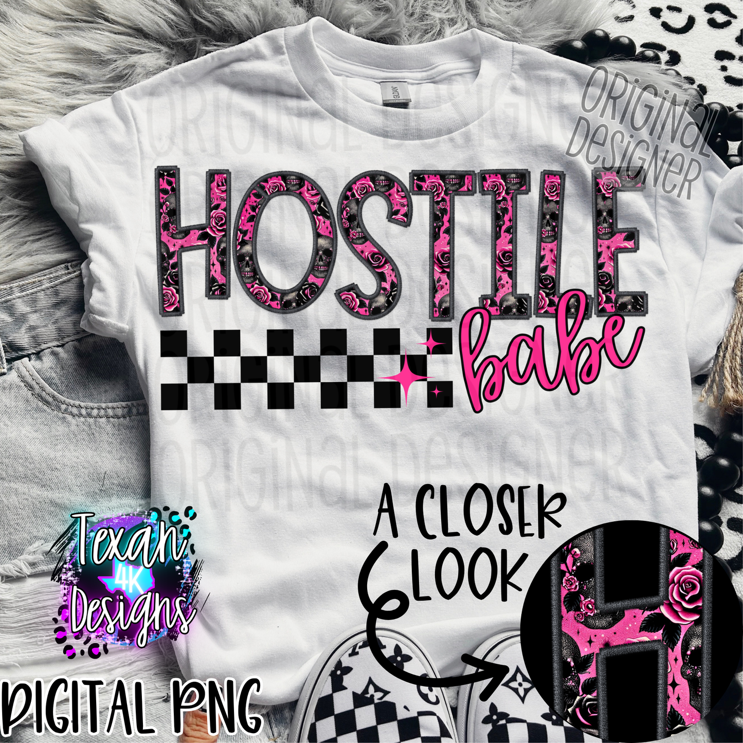 hostile babe - DIGITAL PNG