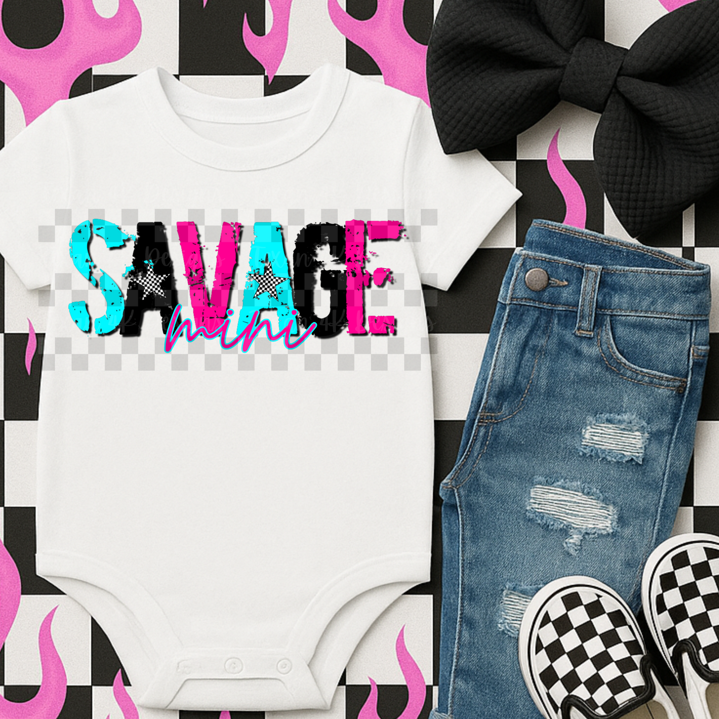 savage bundle (girl) - 4 DIGITAL PNG