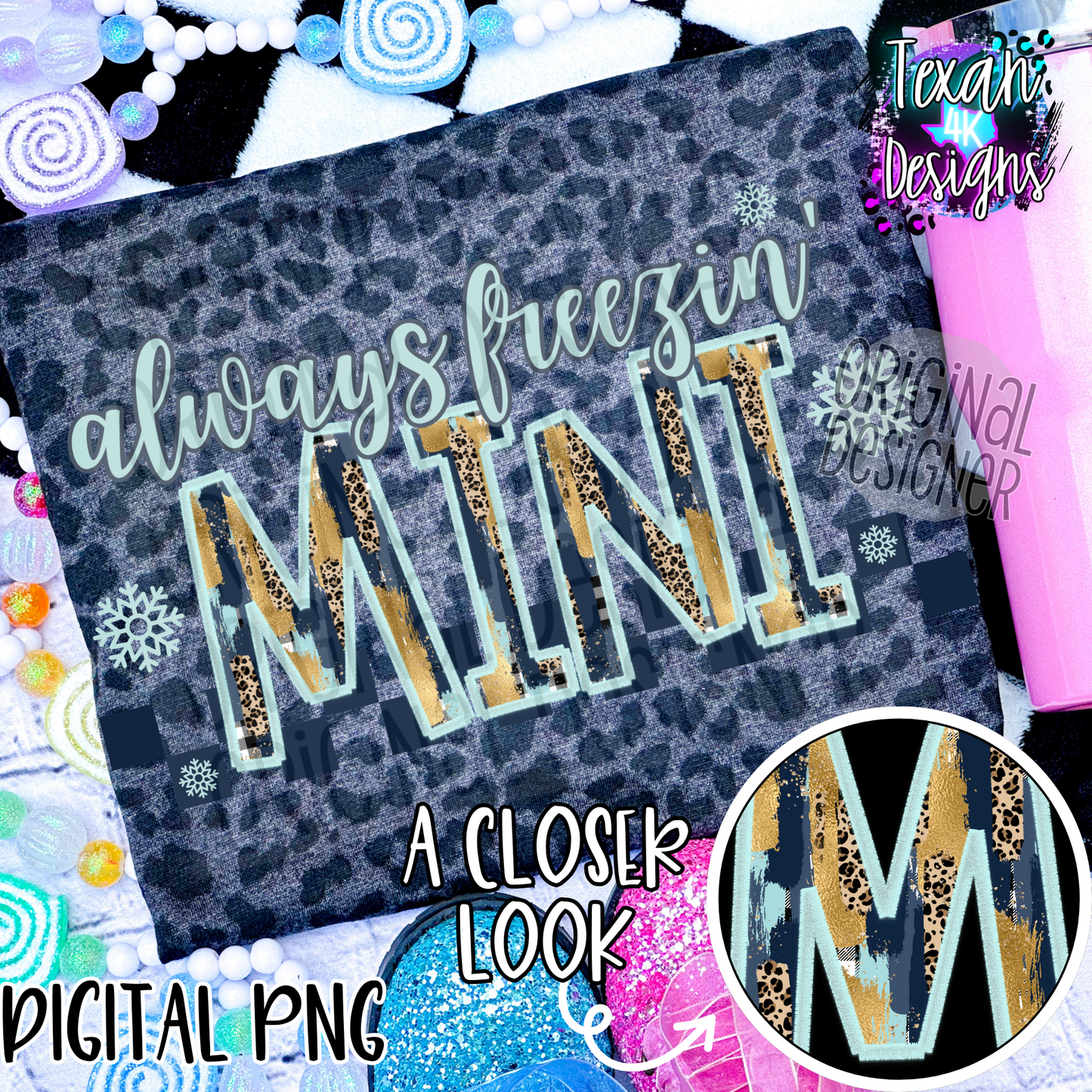 always freezin' mini - DIGITAL PNG