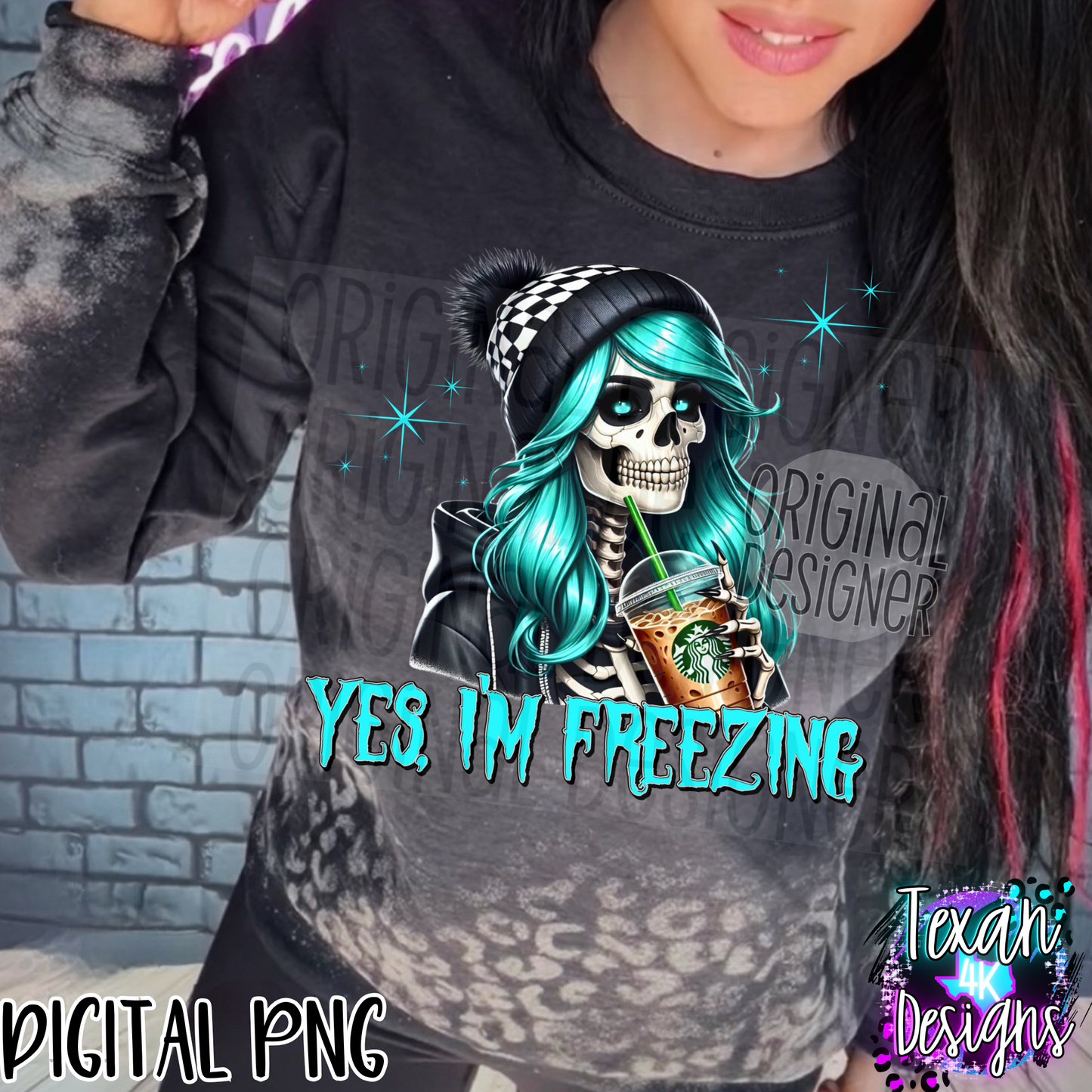 yes, im freezing - DIGITAL PNG