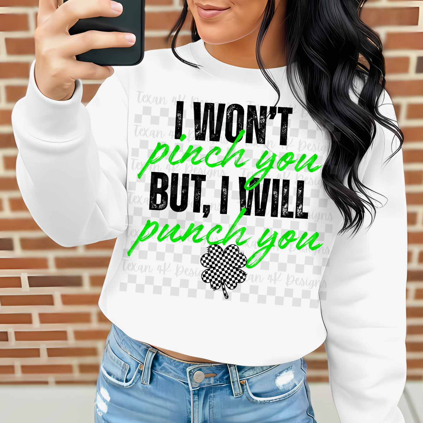 i won't pinch you but i will punch you - 2 DIGITAL PNG