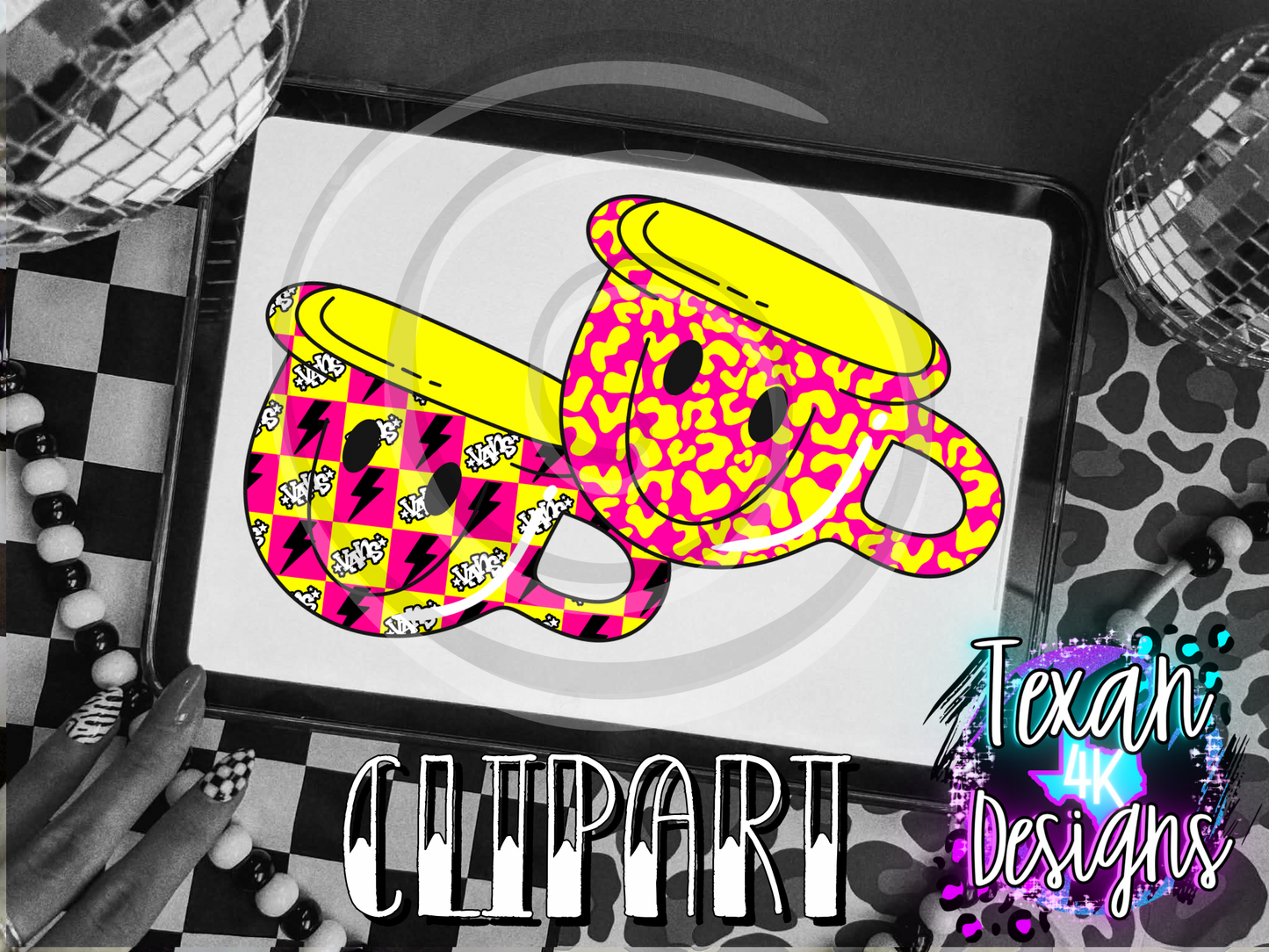 smiley mugs - 2 clipart