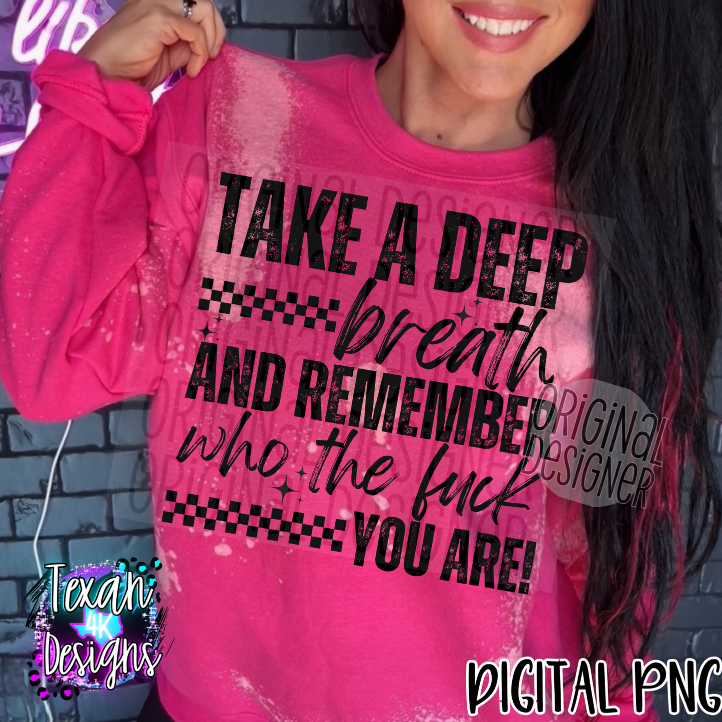 take a deep breath - 2 DIGITAL PNG