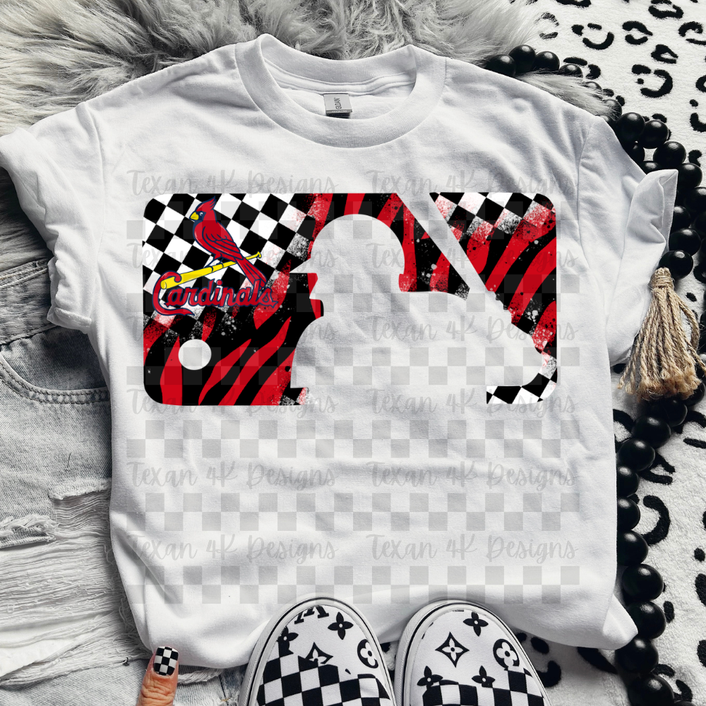 checkered zebra C - DIGITAL PNG