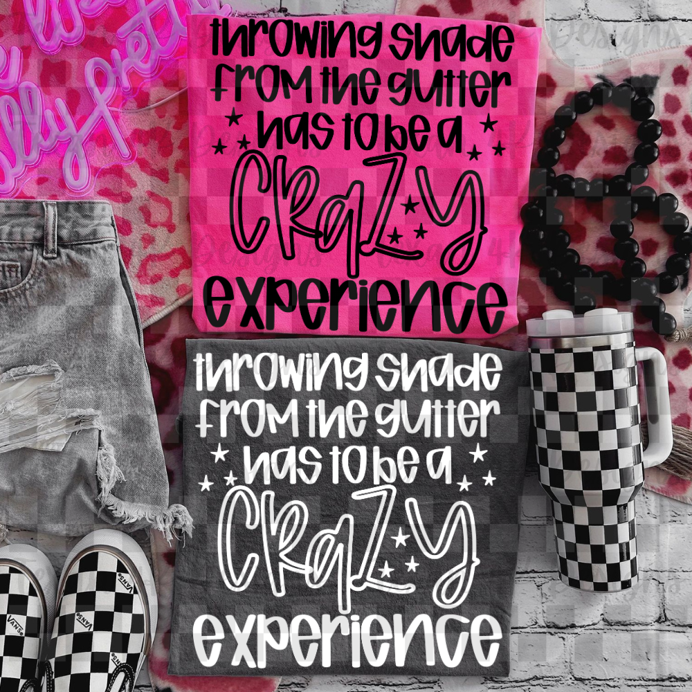 throwing shade from the gutter - DIGITAL PNG