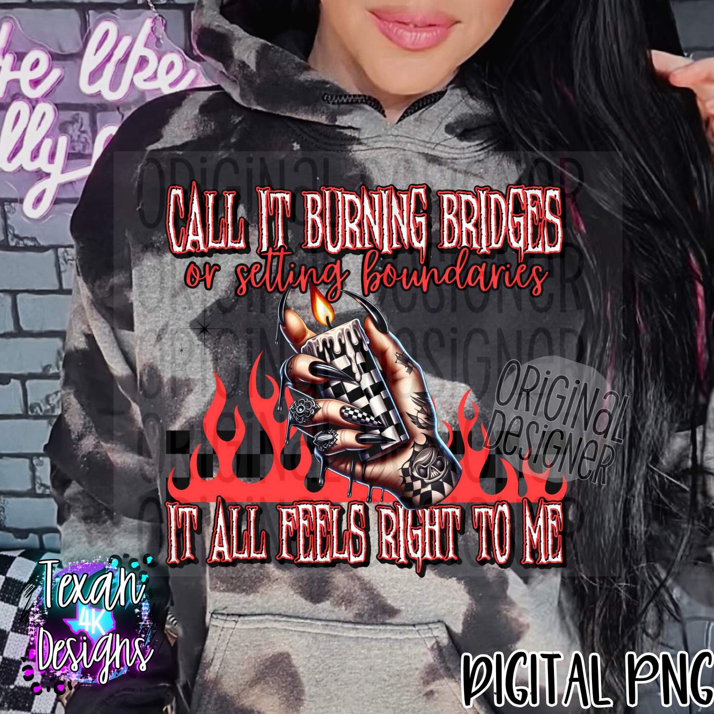 call it burning bridges - DIGITAL PNG
