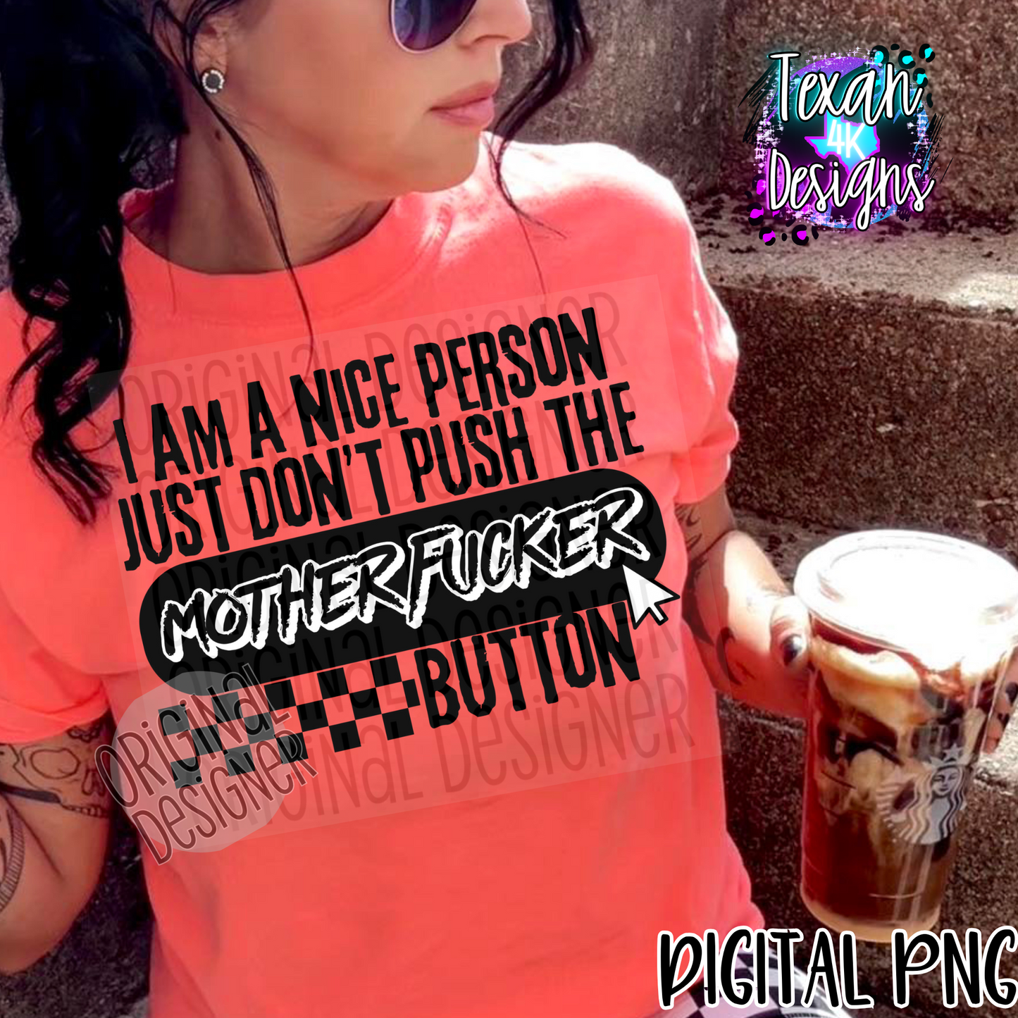 i am a nice person - DIGITAL PNG