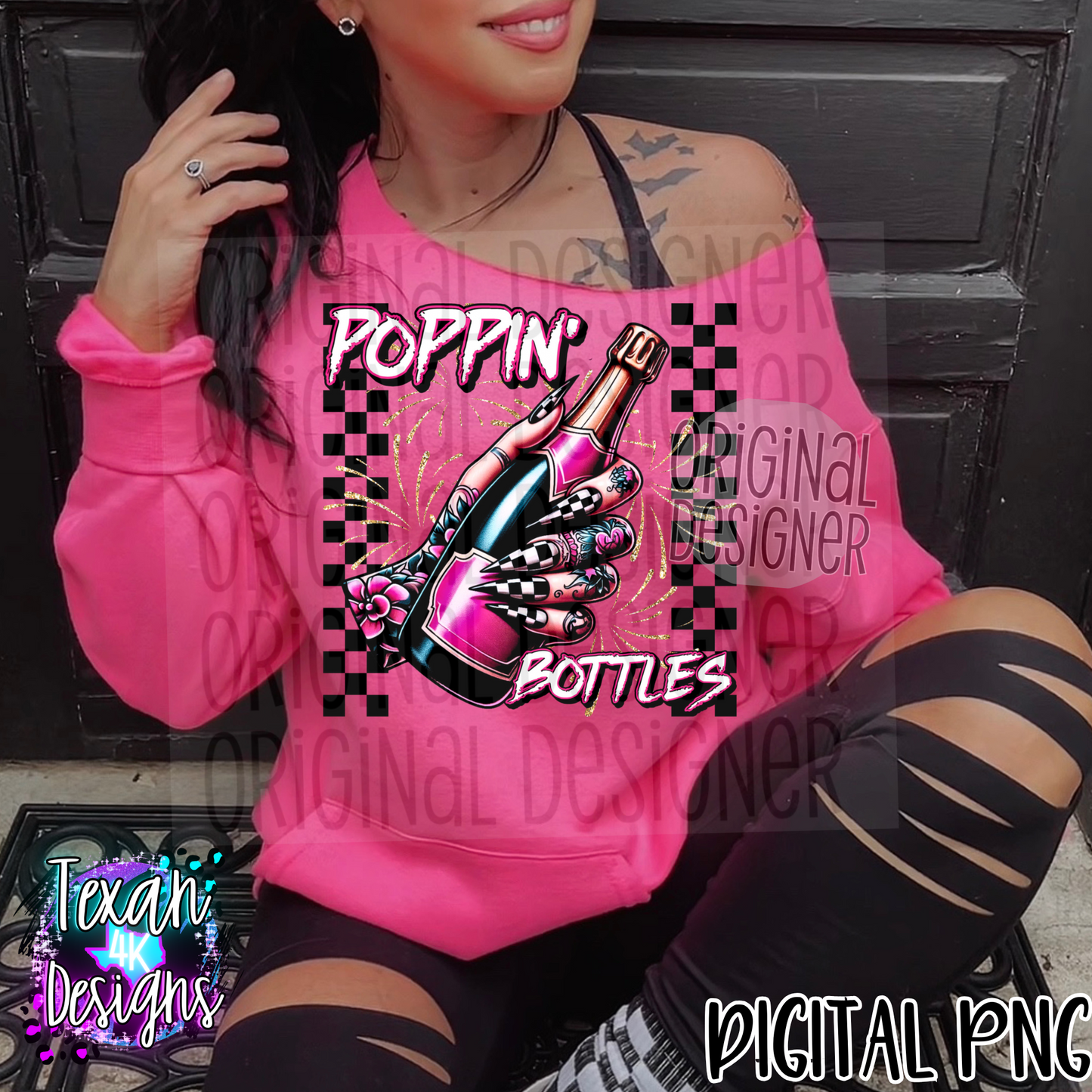 poppin' bottles - 2 DIGITAL PNG