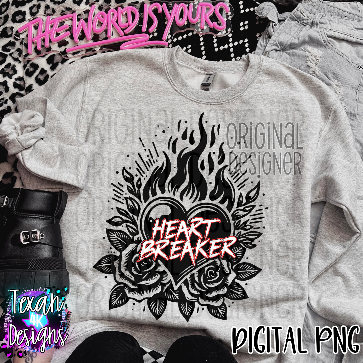 heart breaker - DIGITAL PNG