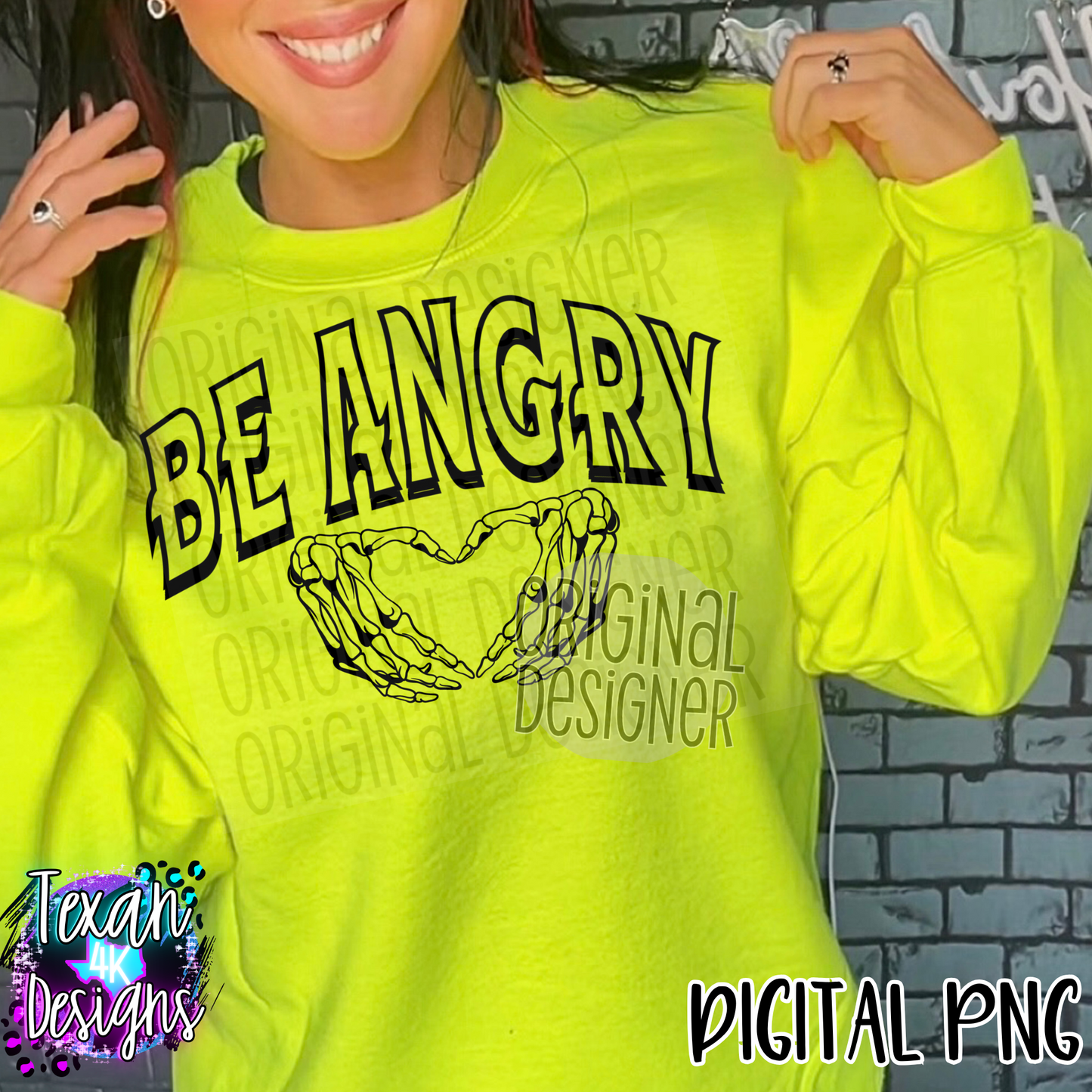 be angry - 2 DIGITAL PNG