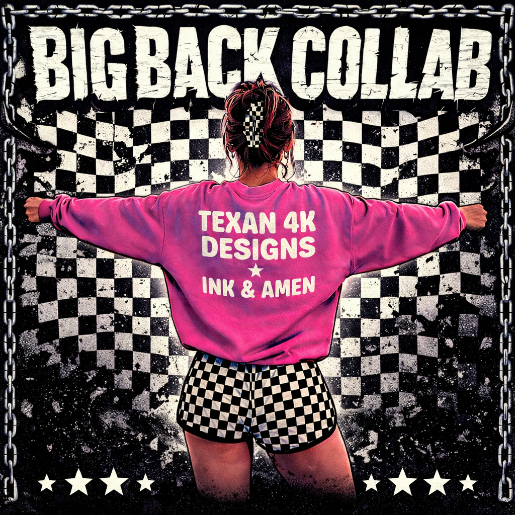 BIG BACK COLLAB W/ INK & AMEN