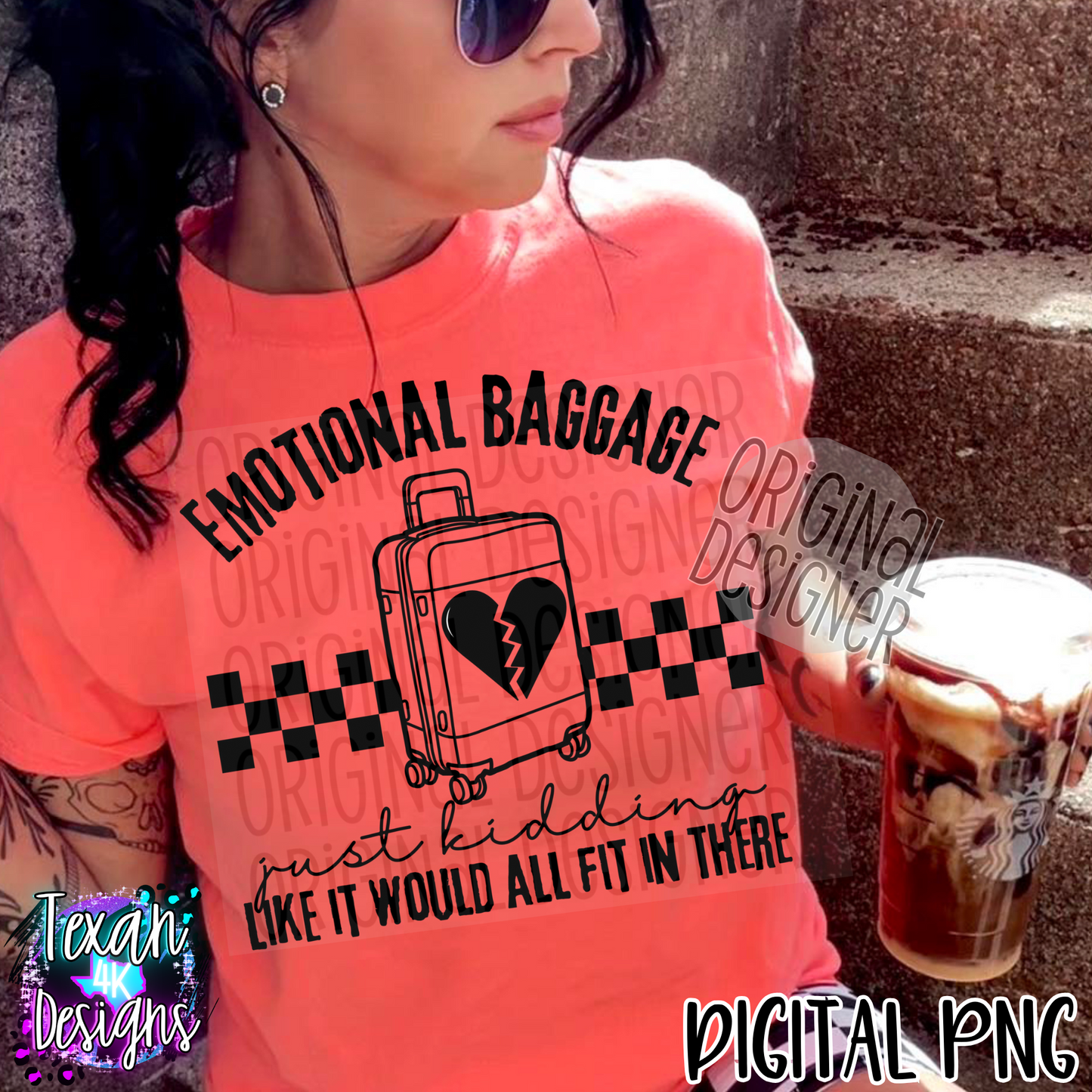 emotional baggage - 2 DIGITAL PNG