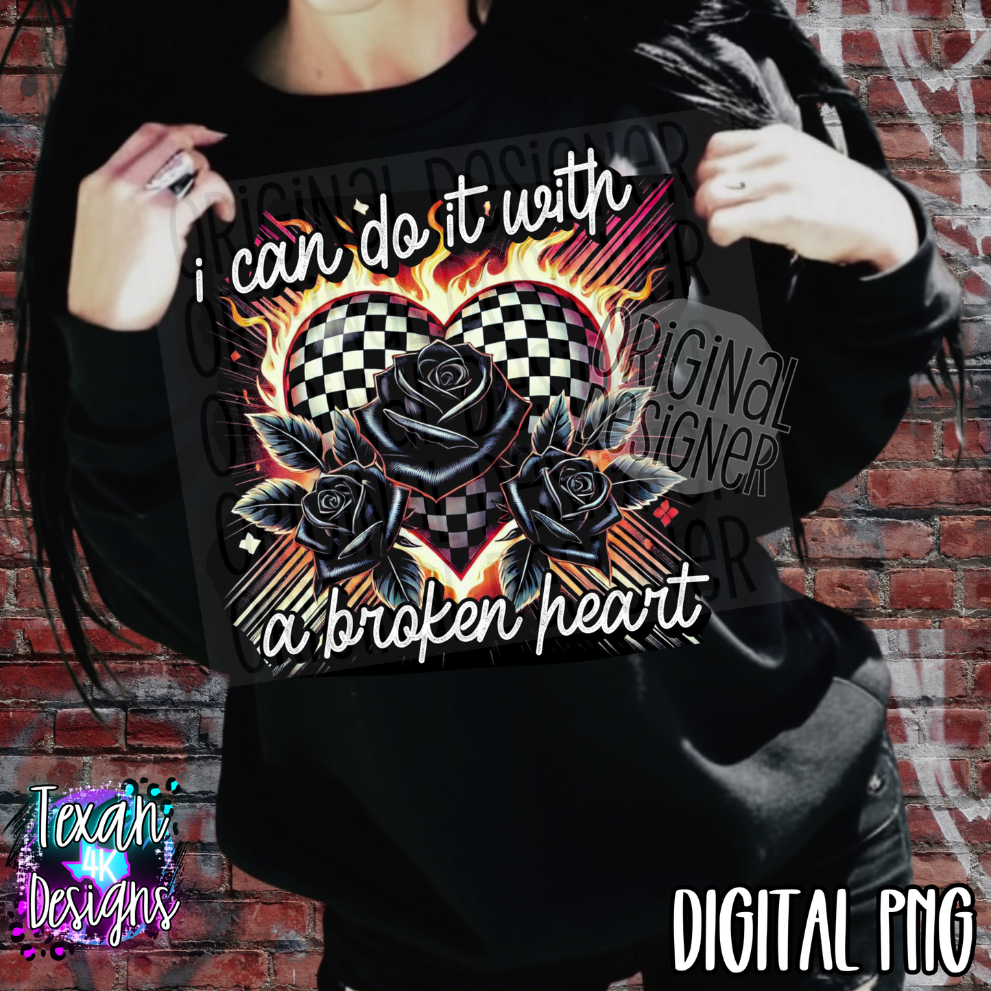 i can do it with a broken heart - DIGITAL PNG