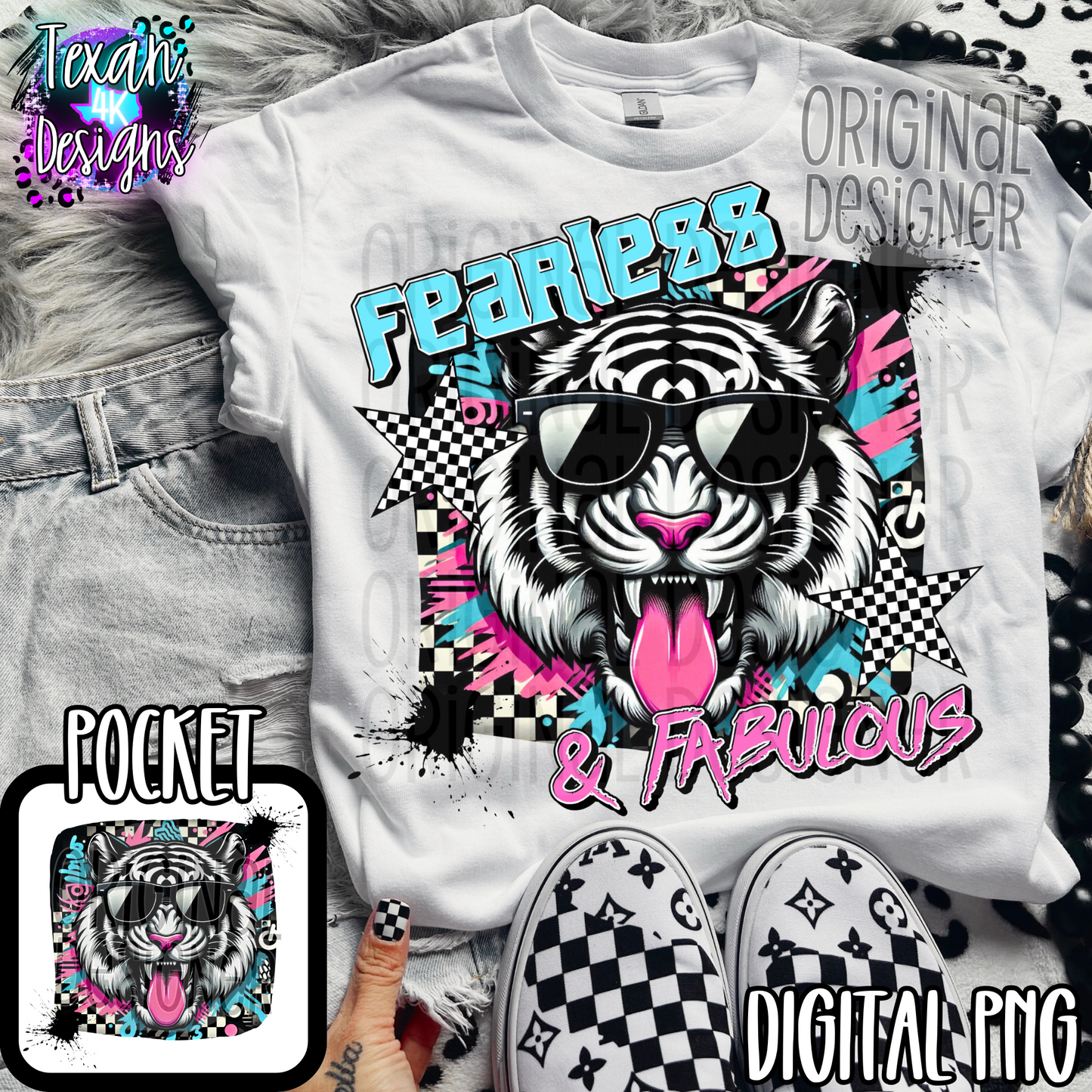 fearless & fabulous - 3 DIGITAL PNG