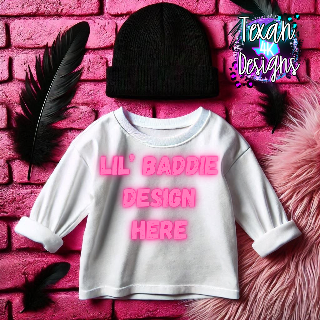 white shirt , toddler girl flat lay mock up