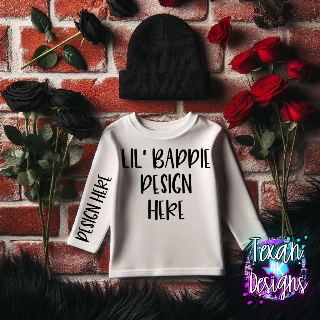 white shirt , toddler boy flat lay mock up