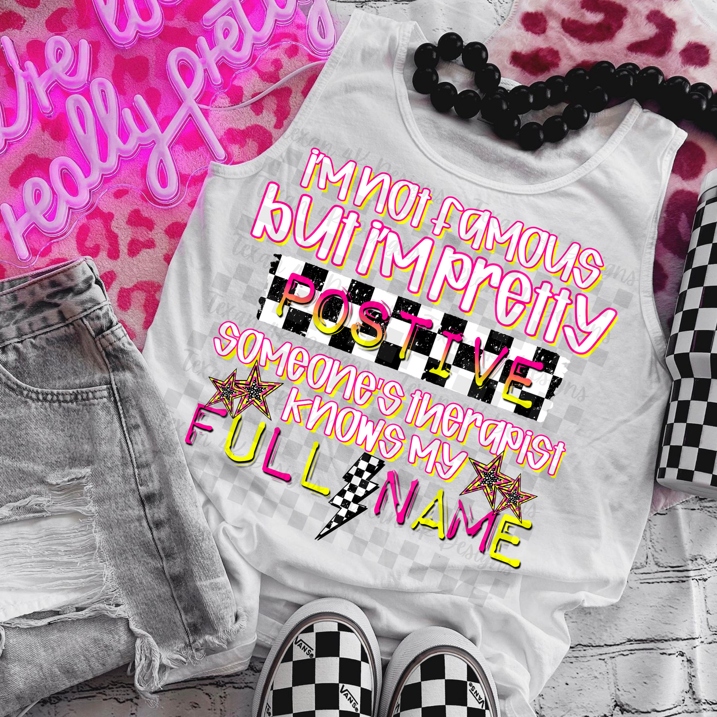 i'm not famous - DIGITAL PNG