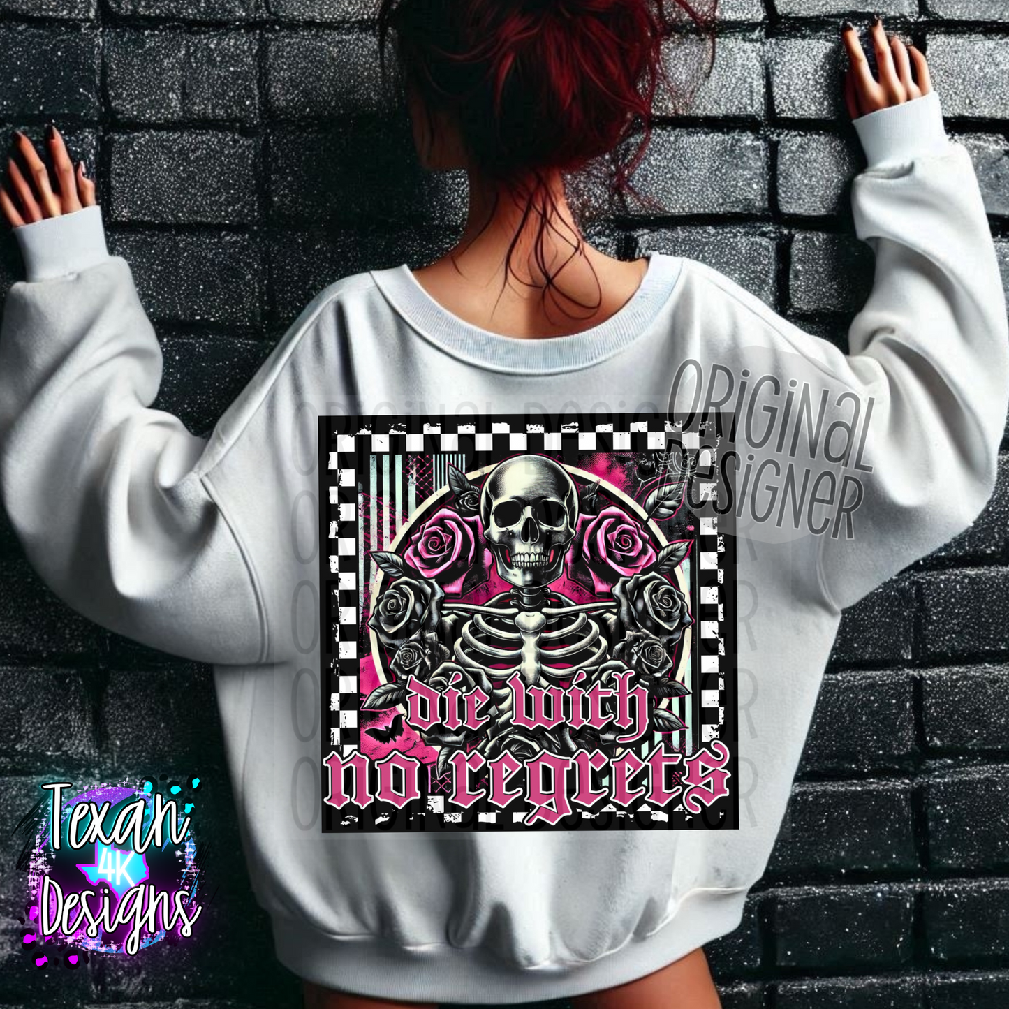die with no regrets - 2 DIGITAL PNG