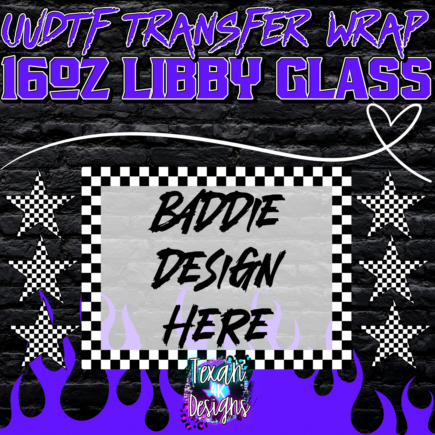 UVDTF transfer wrap mock up edgy