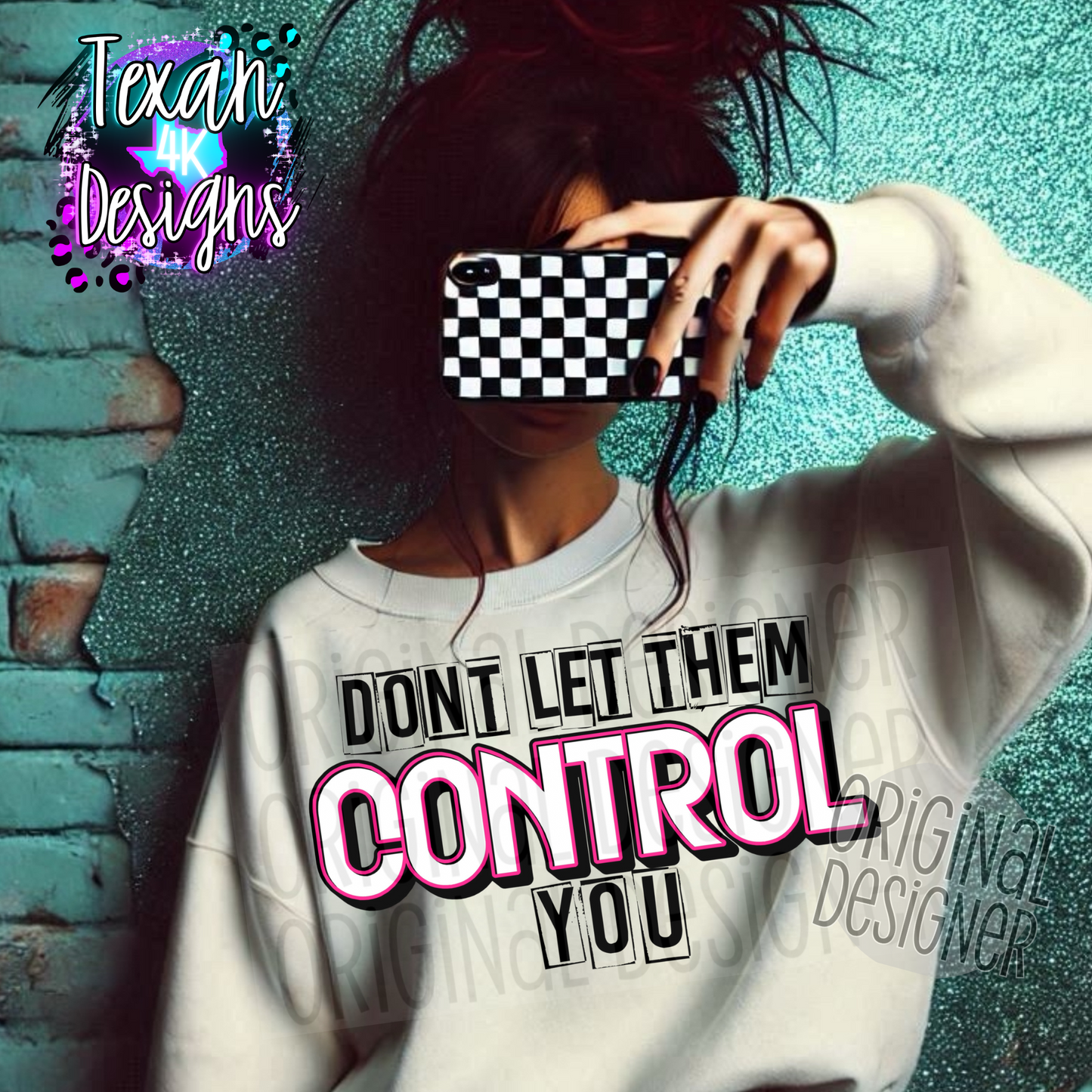 don't let them control you - DIGITAL PNG