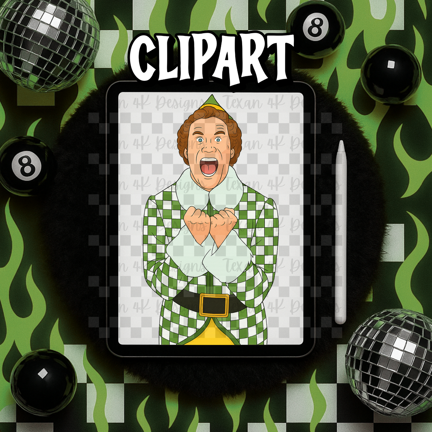 elf buddy - clipart