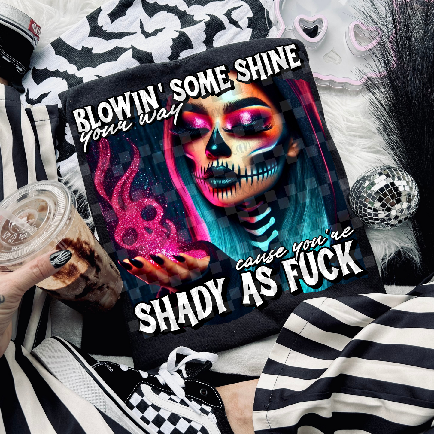 blowin some shine - DIGITAL PNG