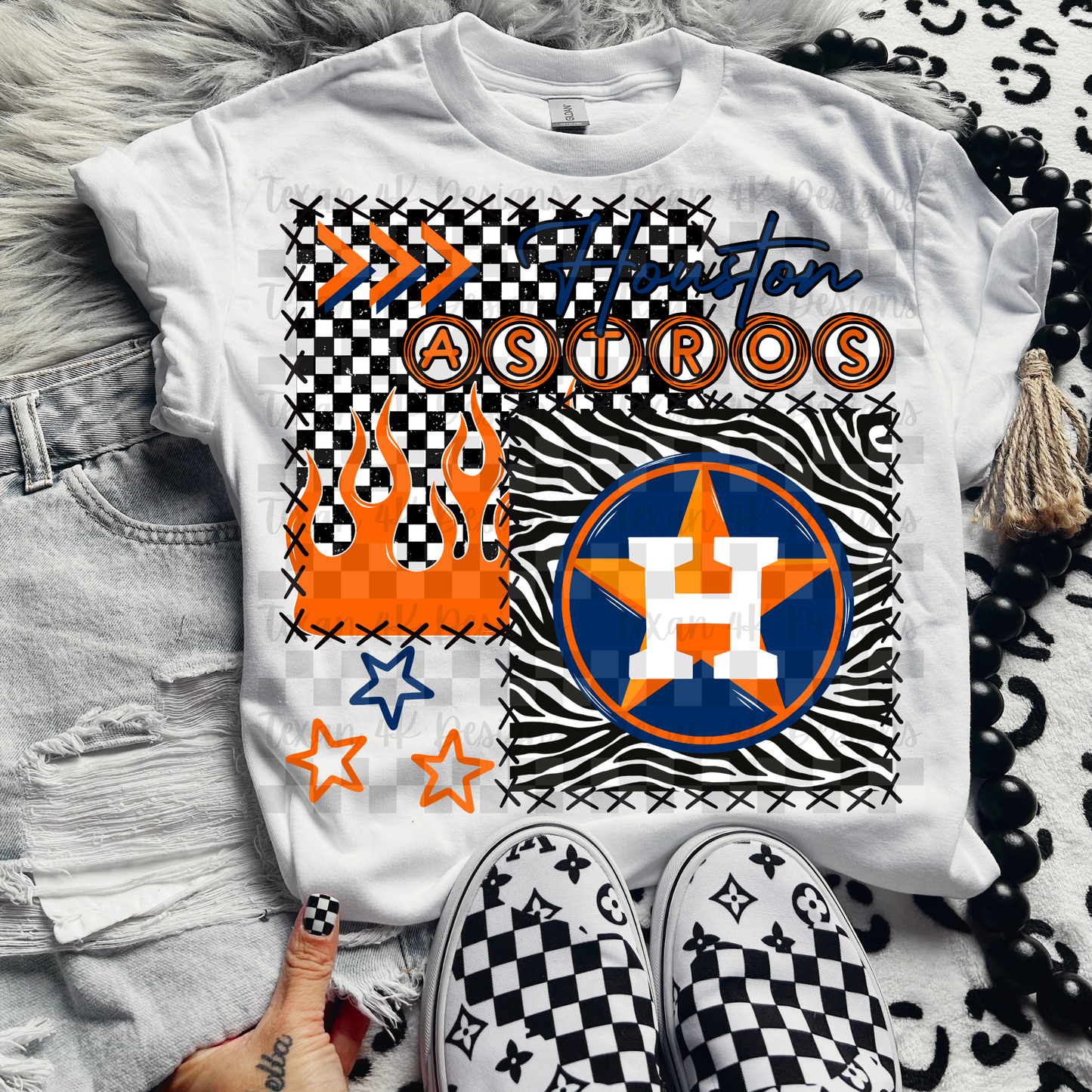 checkered chaos H A - digital png