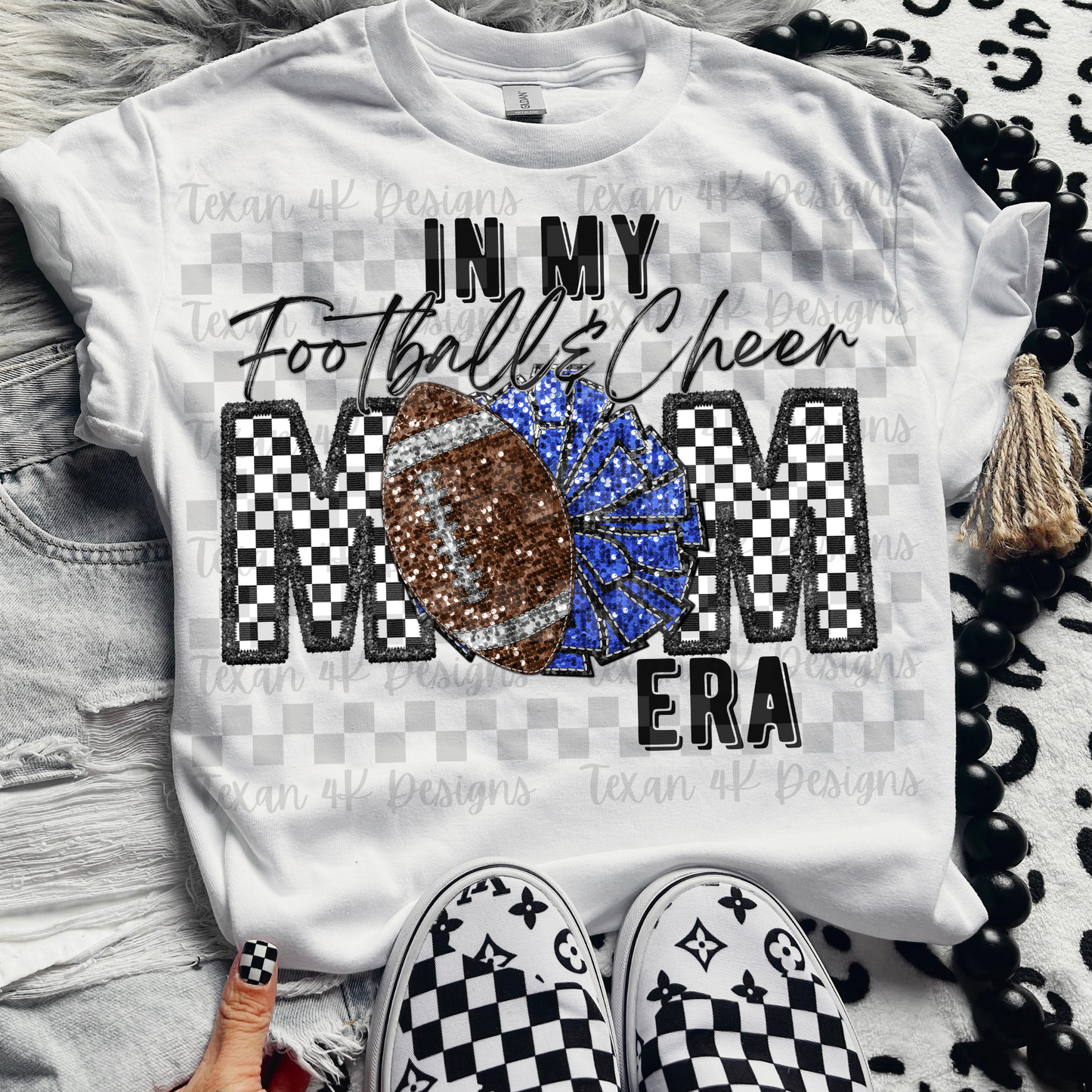 in my football & cheer mom era (blue) - DIGITAL PNG
