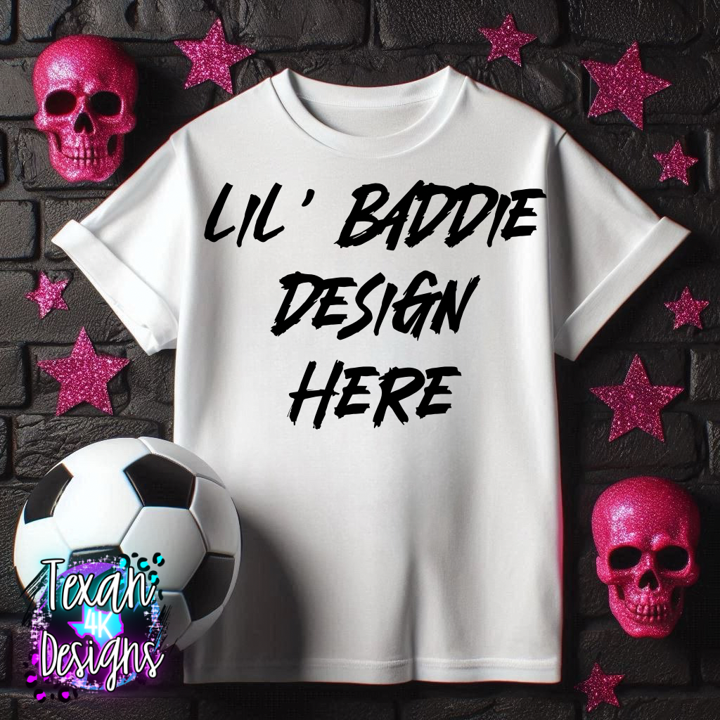 white shirt, flat lay mock up - soccer